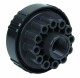 Aquaking distributore dacqua Topspin con 12 gocciolatori per tubo in PE da 25 mm