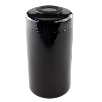 Barattolo in vetro viola con termometro e igrometro 200 ml