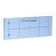 Tavole collanti blu contro i tripidi 20 pezzi ciascuno 5x12,5 cm