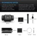 Kit di aspirazione AC-Infinity Pro 683 m³/h ø150 mm con Controller AI+