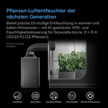 AC Infinity Hydrone 7 Deumidificatore con tecnologia VPD...