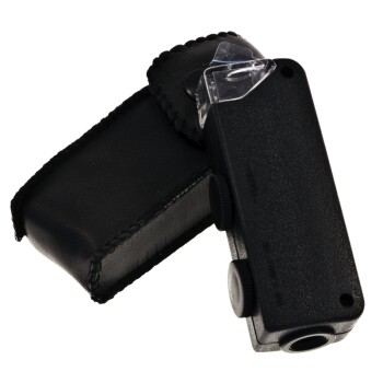 Microscopio con lampada LED 60-100x