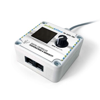 Prima Klima Controller Climatico EC a 2 Canali per Temperatura, Umidità & Velocità