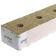 Blocchi di lana di roccia Grodan 10x10x6,5cm, con foro piccolo 36 pezzi