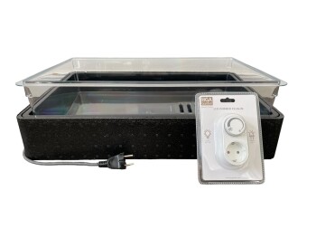 Miniserra riscaldata 64/50 con regolatore di temperatura 60x40x25 cm