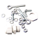 Set di viti per riflettore martellato