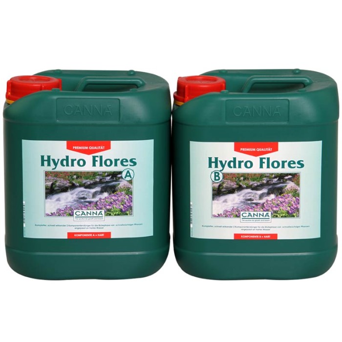 Fertilizzante CANNA Hydro Flores Soft A+B da 10 L cad.