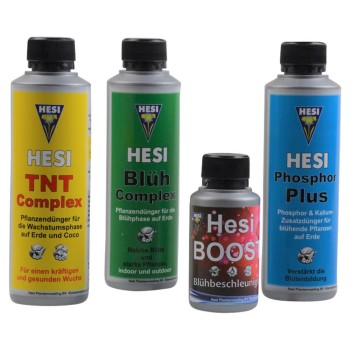 Kit di fertilizzante Hesi Pack Indoor-Outdoor per terriccio