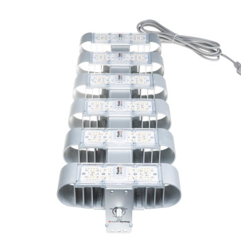 Lucilu Shuttle 6 LED lampada 240 W dimmerabile argento