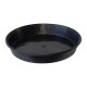 Sottovaso rotondo nero ø 25 cm, altezza 4 cm