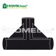 Ricambio Homebox Connettore a T 22mm 2 pezzi