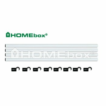 Homebox Fixture Poles Set 80cm, &Oslash;16mm