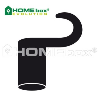 Gancio di ricambio Homebox lungo Ø22mm - 4 pezzi