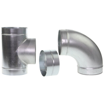 Raccordo a T 90° 100mm - 200mm