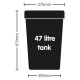 AutoPot Tank 47 litri con coperchio 9mm