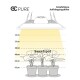 Greenception GC-Pure 60W Lampada per la coltivazione a LED a spettro completo