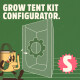Configuratore di kit Grow Box 80x80x180 cm